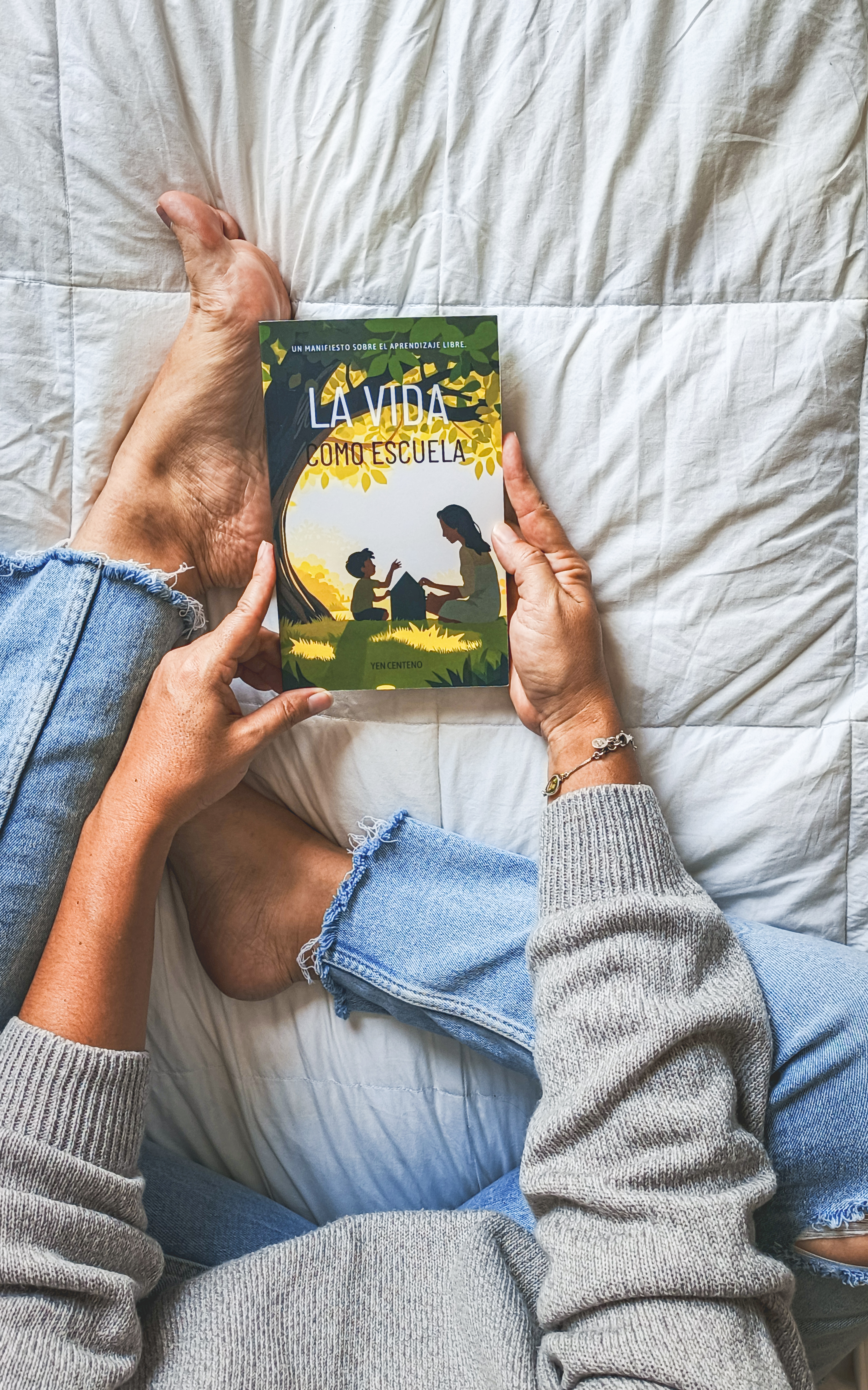 La vida como escuela, foto del libro físico